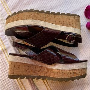 Zara Trafaluc Platform Sandals